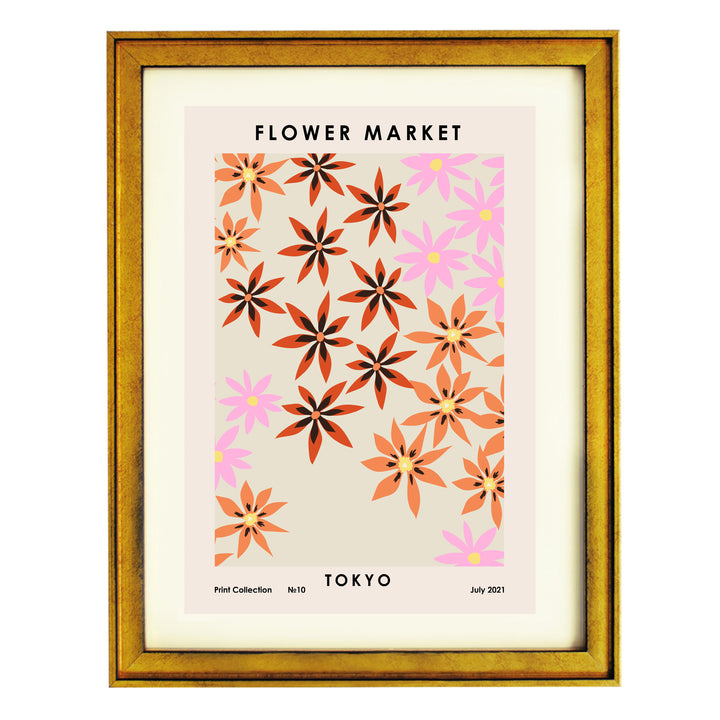 Flower Market Tokyo Art Print