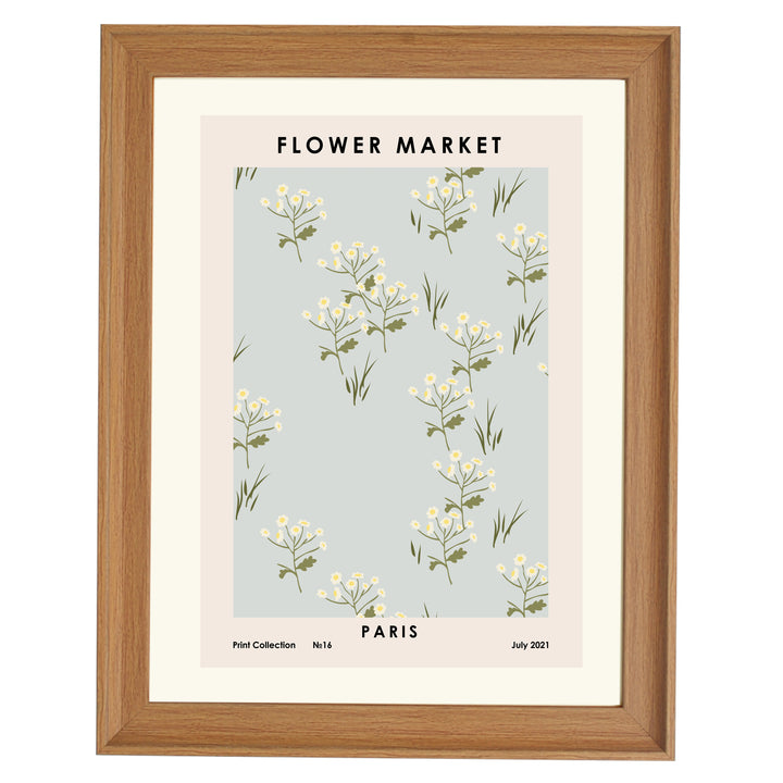 Flower Market Paris Art Print