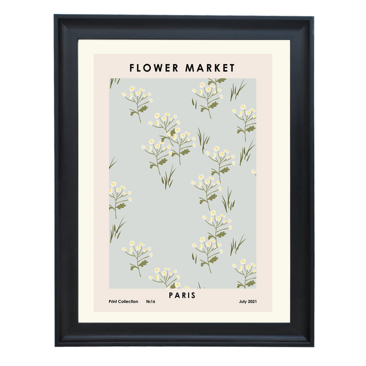 Flower Market Paris Art Print