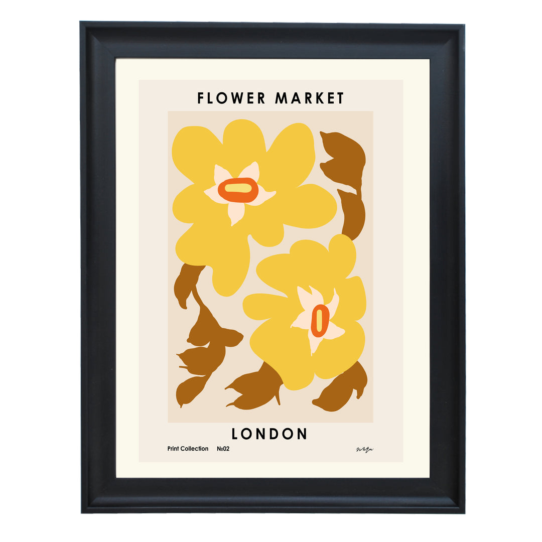 Flower Market. London Art print