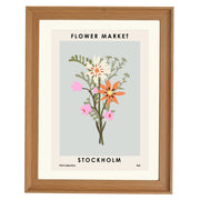 Flower Market Stockholm Art Print