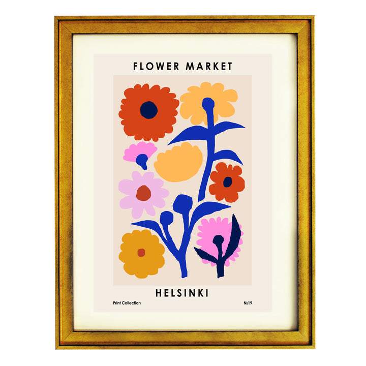 Flower Market. Helsinki Art Print