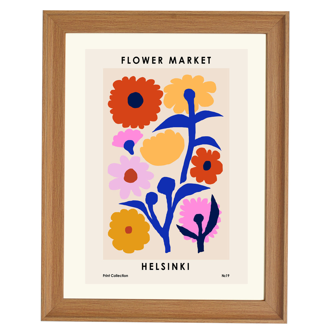 Flower Market. Helsinki Art Print