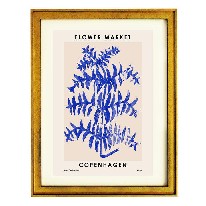 Flower Market. Copenhagen Art Print