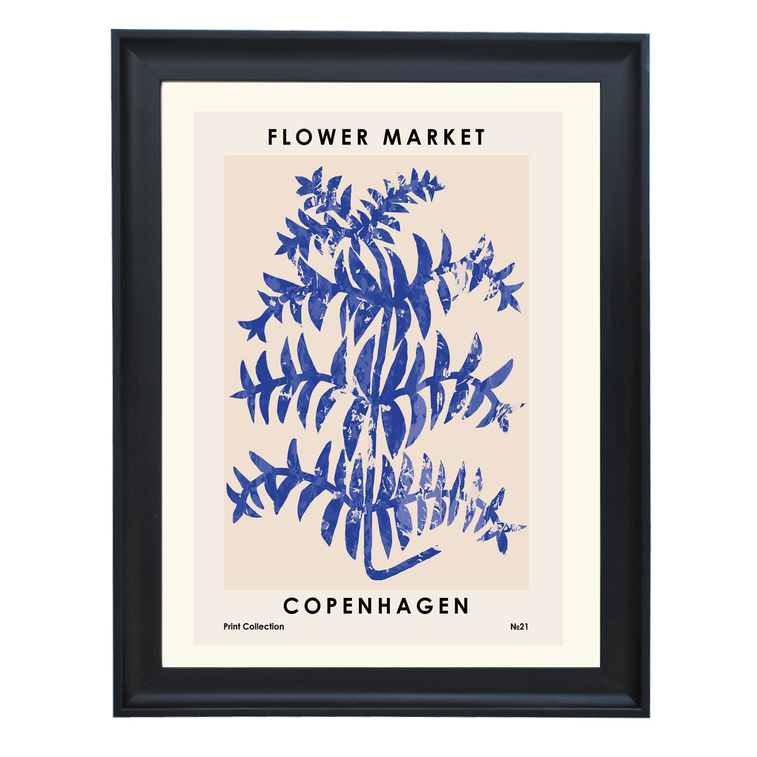 Flower Market. Copenhagen Art Print