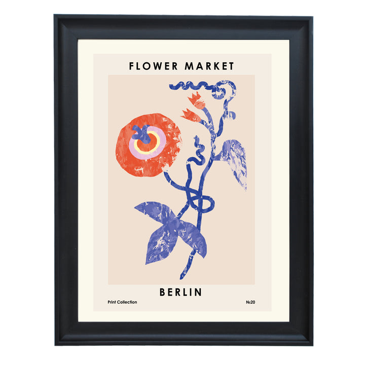 Flower Market. Berlin Art Print