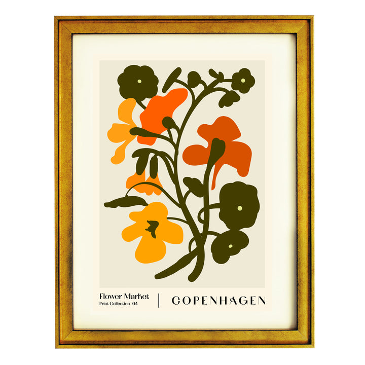 Flower Market. Copenhagen Art Print