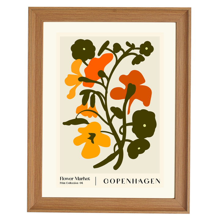 Flower Market. Copenhagen Art Print