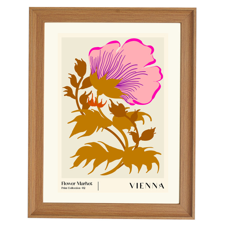 Flower Market. Vienna Art Print