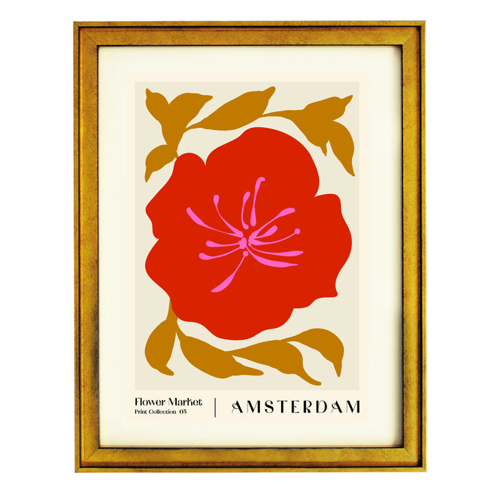 Flower Market. Amsterdam Art Print