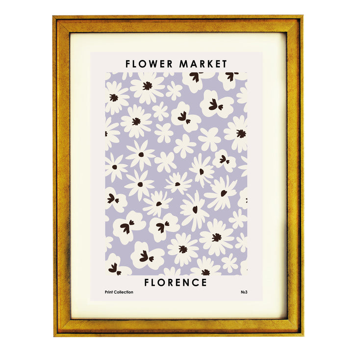 Flower Market Florence Art Print