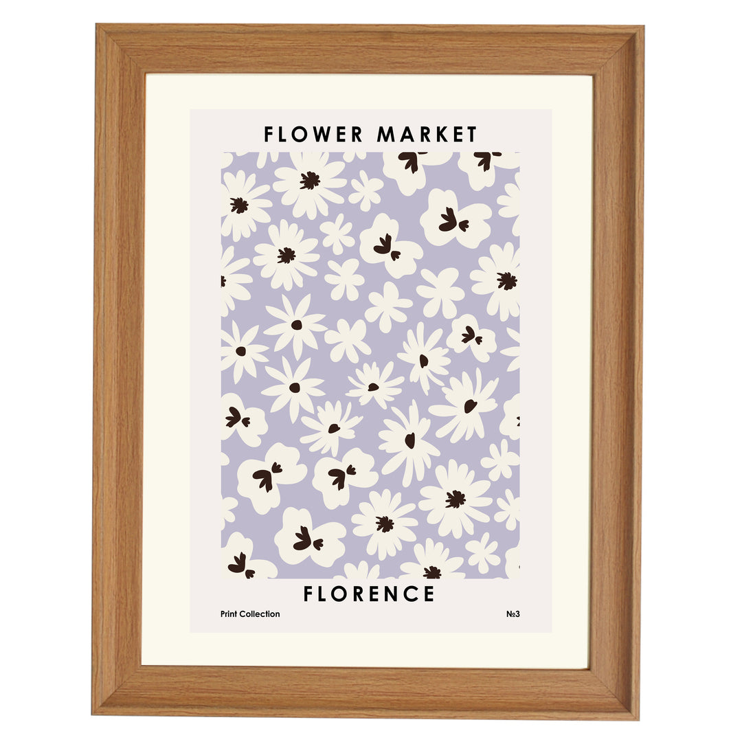 Flower Market Florence Art Print