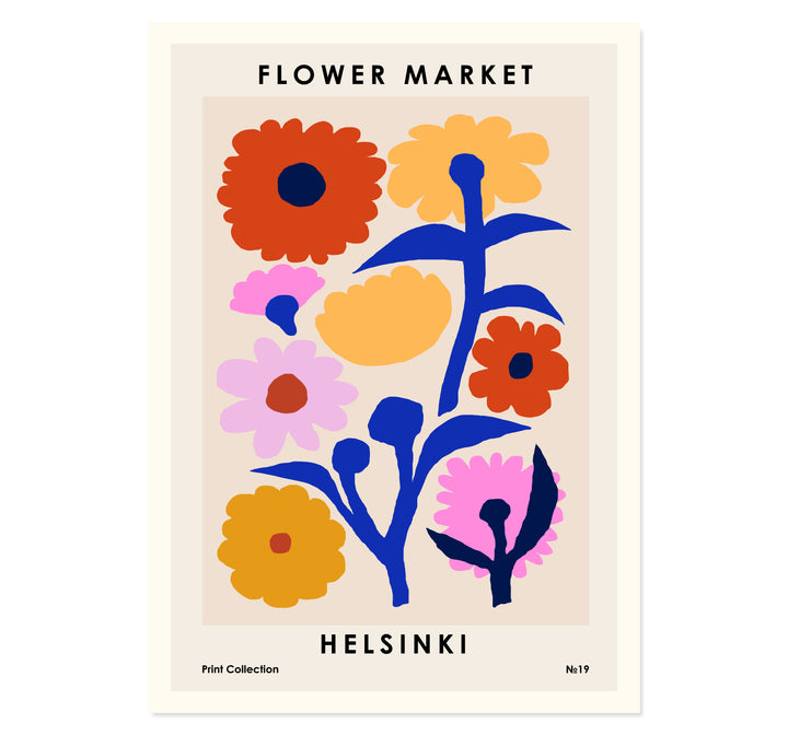 Flower Market. Helsinki Art Print