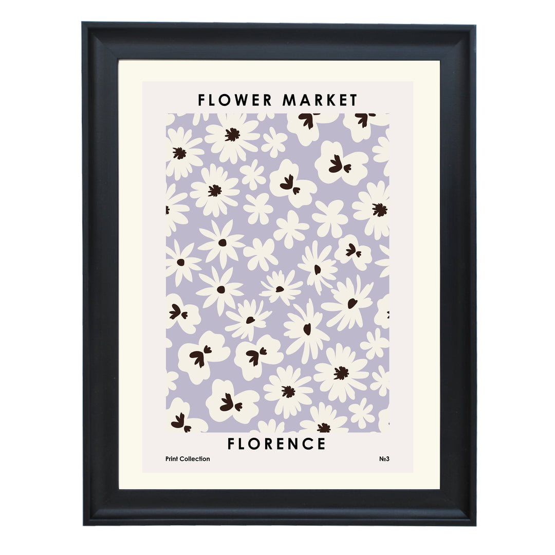 Flower Market Florence Art Print