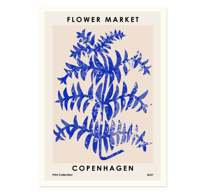 Flower Market. Copenhagen Art Print