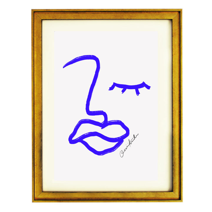 Abstract Face Art Print