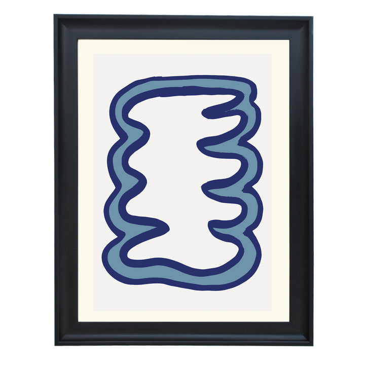 Blue Organic Art Print