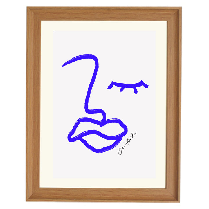 Abstract Face Art Print