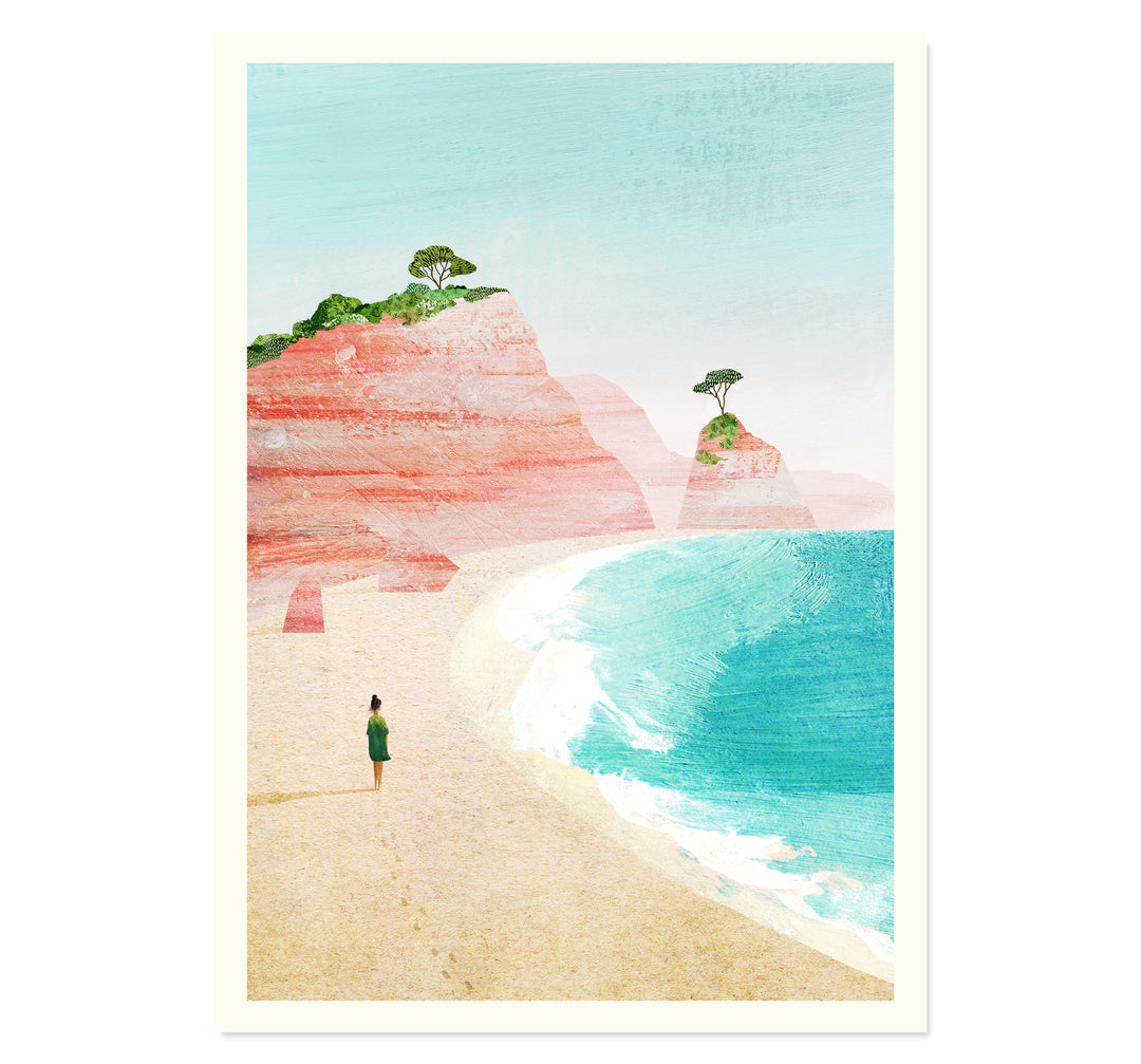 Beach Girl iv Art Print