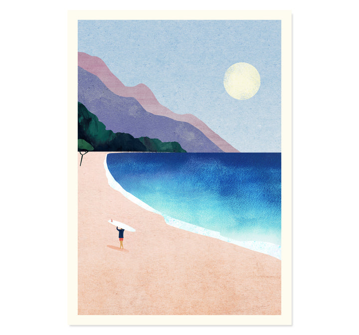 Surf Beach Art Print