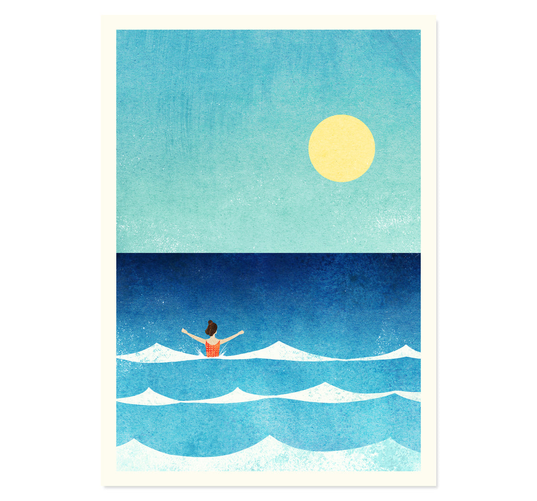 Sea Swim ii Art Print