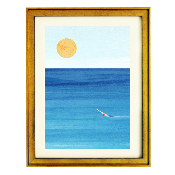 Sea Swim Art Print