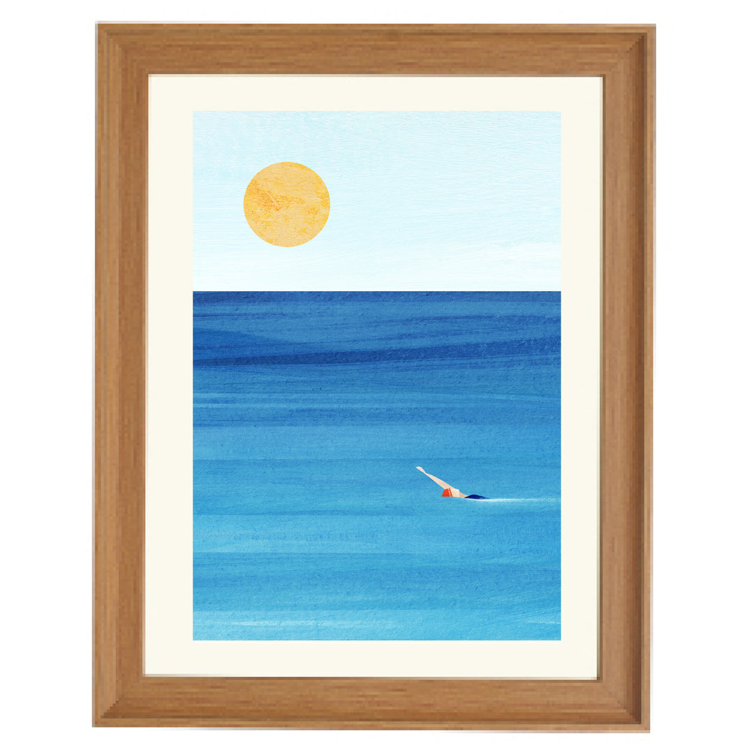 Sea Swim Art Print