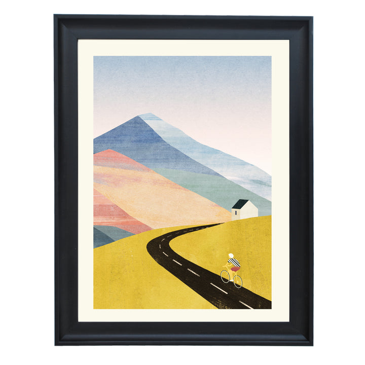 Cycling Home Art Print