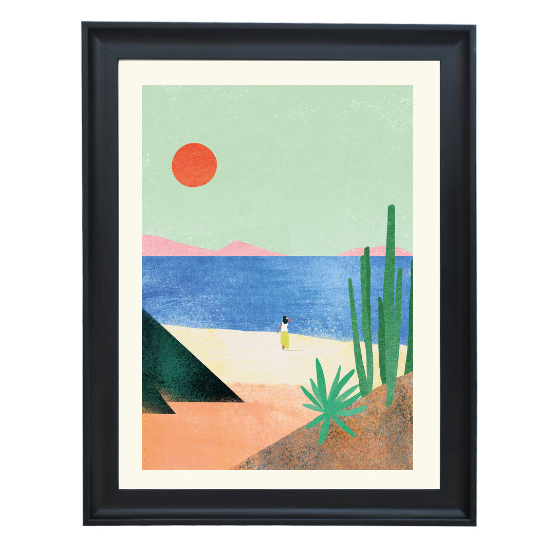 Beach Girl ii Art Print