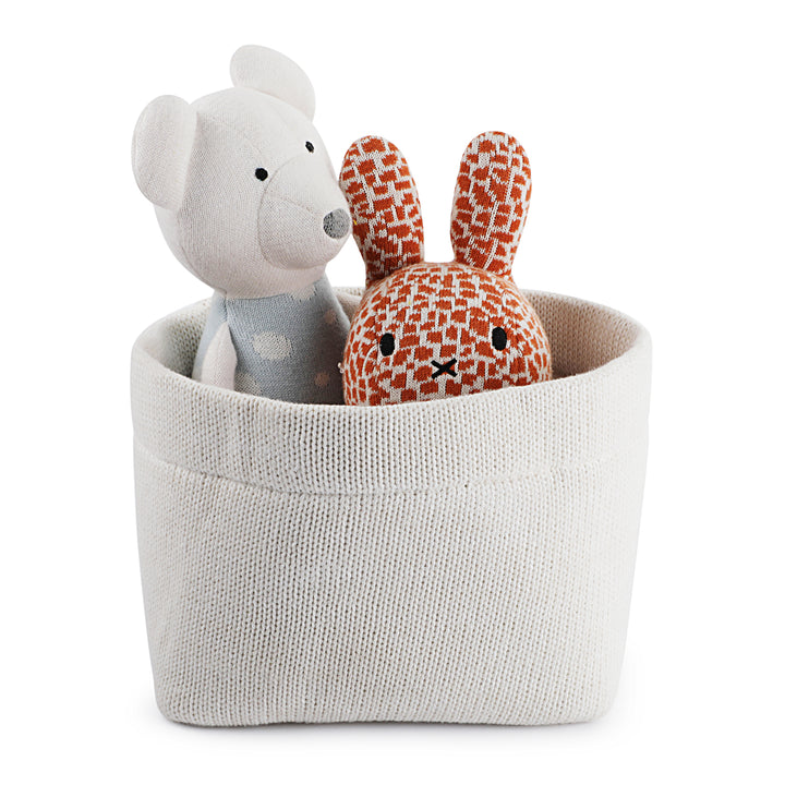 Organic Cotton Baby Basket | Standard Knitted