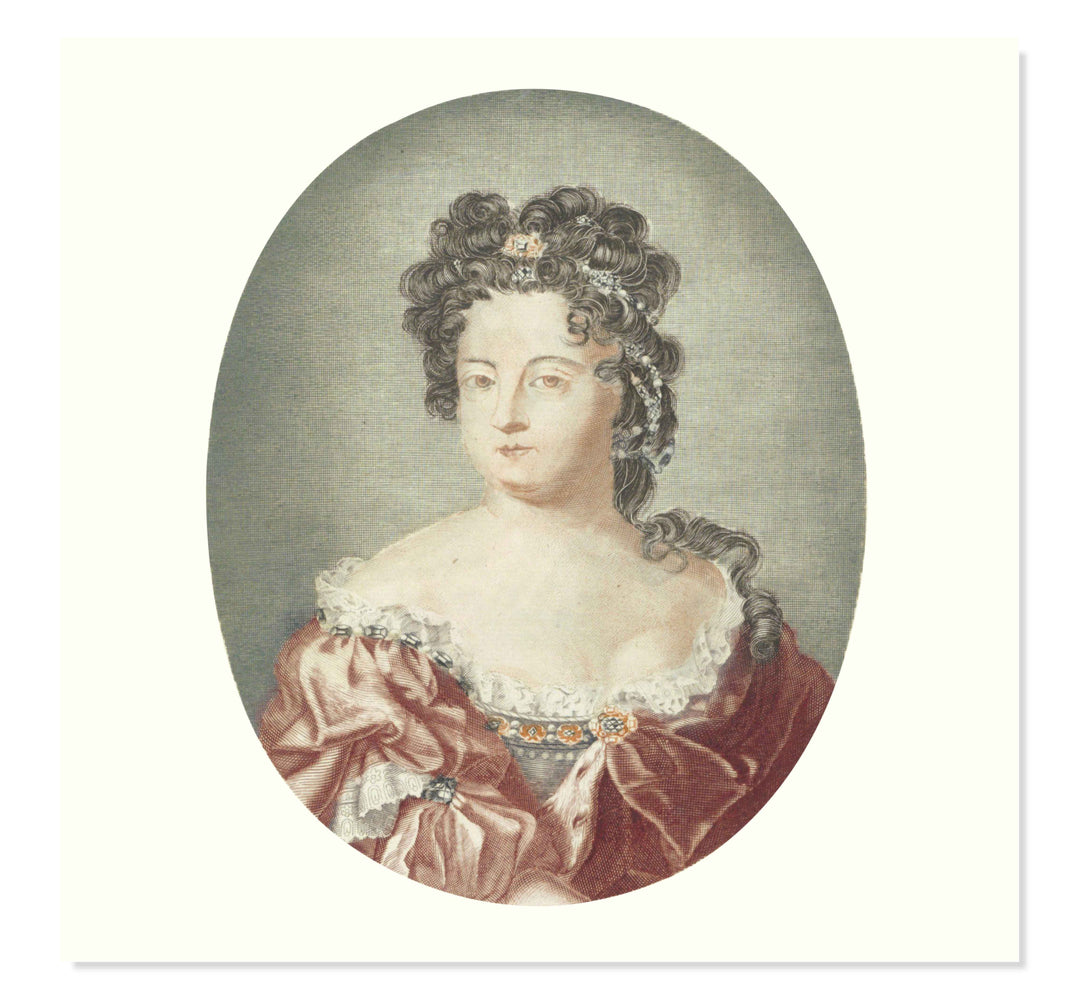 Portrait of Sophia Charlotte, Queen of Prussi by Johan Teyle art print