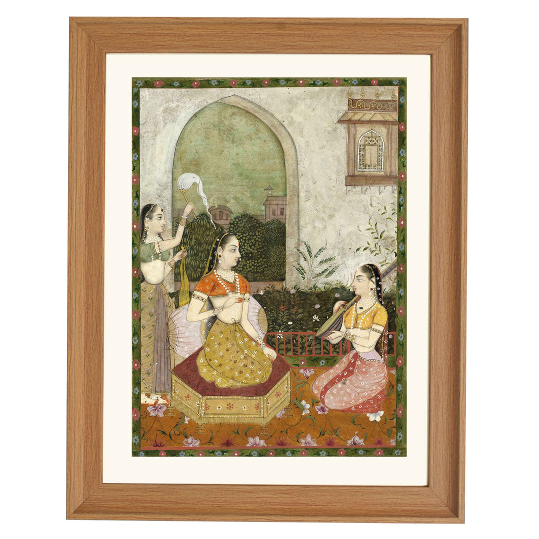 Princess and two companions art print