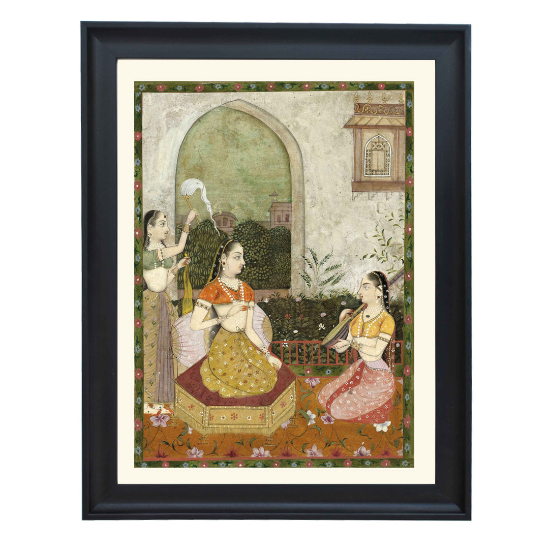 Princess and two companions art print