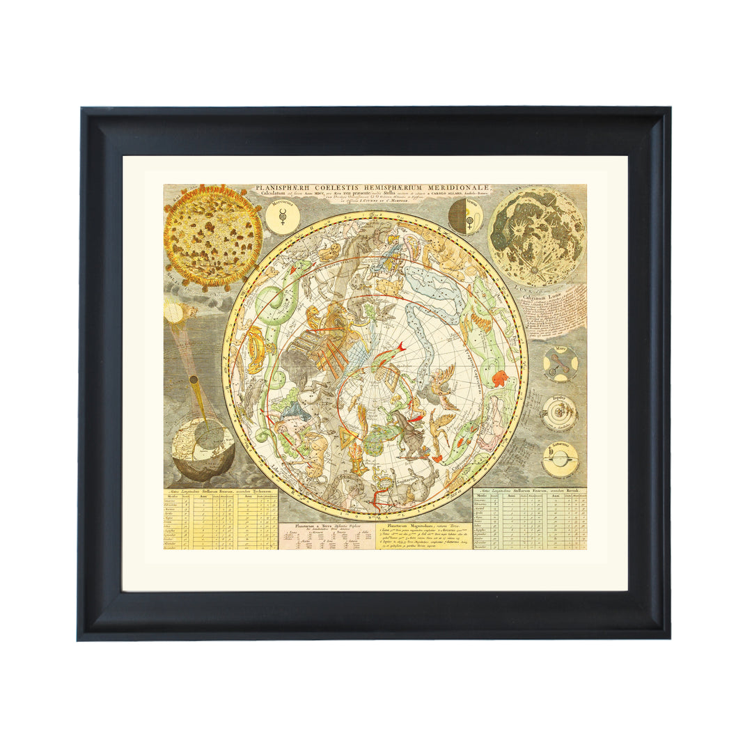 Celestial Map - Southern Hemisphere ART PRINT