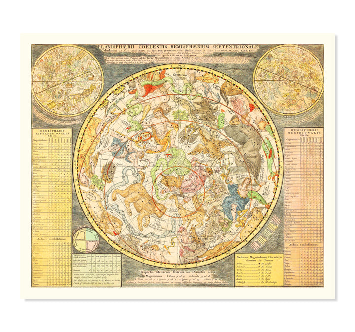 Celestial Map - Northern Hemisphere ART PRINT