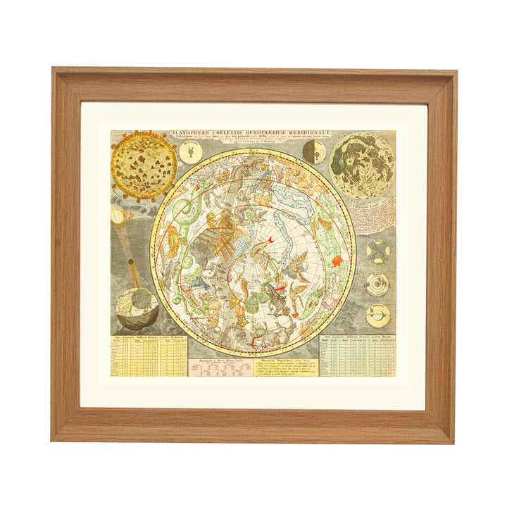 Celestial Map - Southern Hemisphere ART PRINT