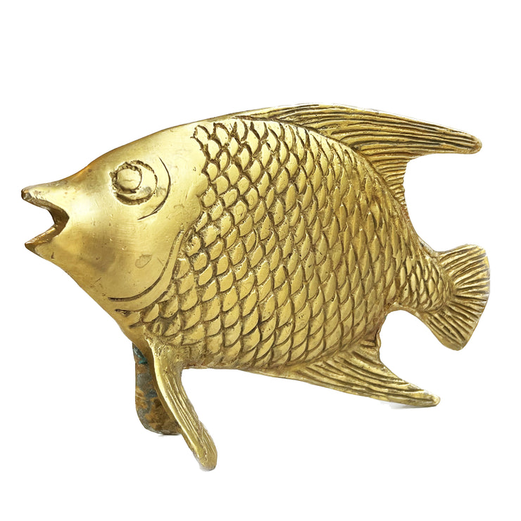 Fish Brass Sculpture