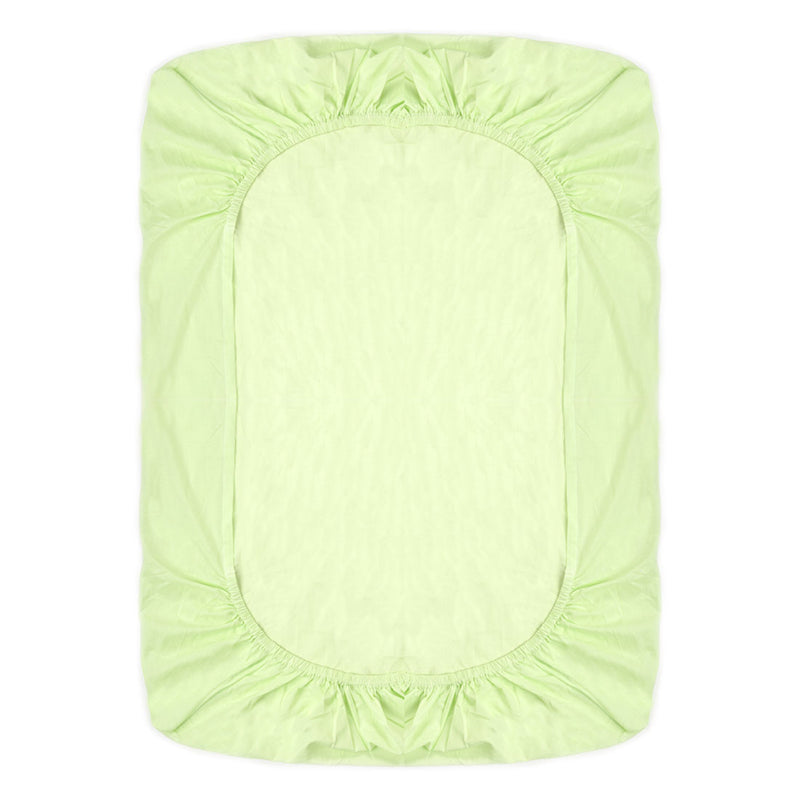 Fitted Single Sheet Set Lime Green