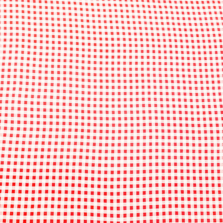 Organic Pajama Kurta Set Red & White Checks