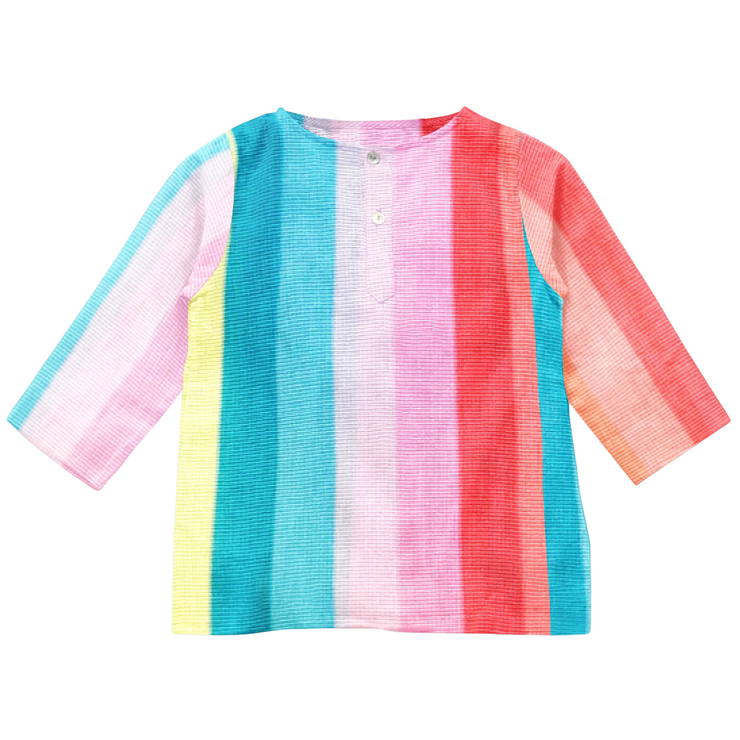 Organic  Pajama Kurta Set - Rainbow