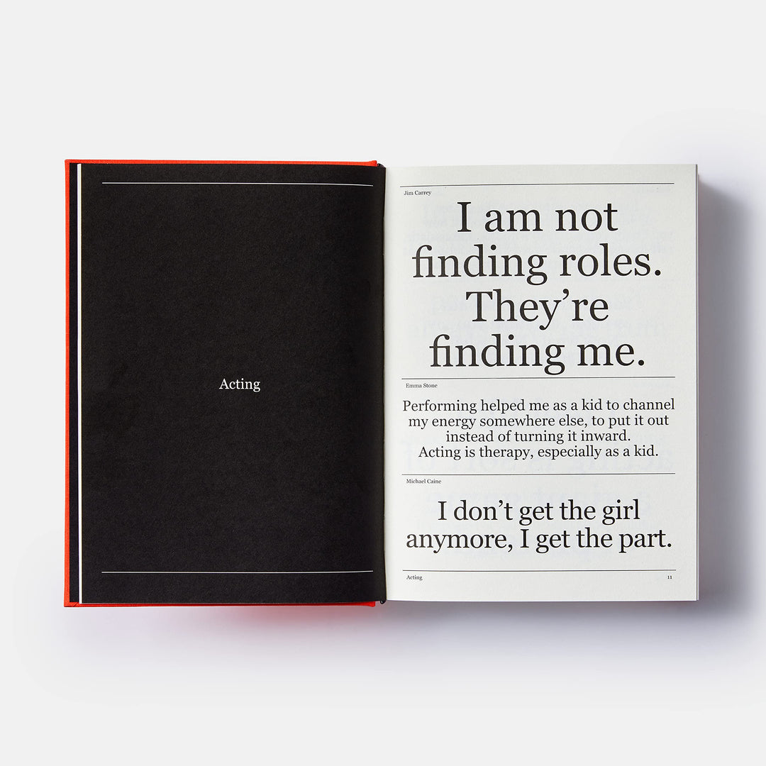 The Talks - No Idea Is Final: Quotes from the Creative Voices of our Time Book