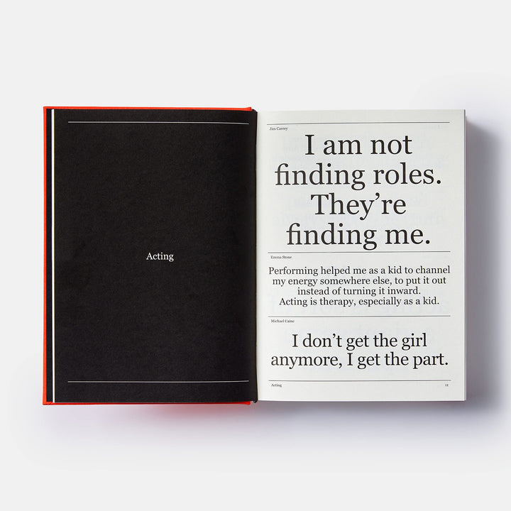 The Talks - No Idea Is Final: Quotes from the Creative Voices of our Time Book