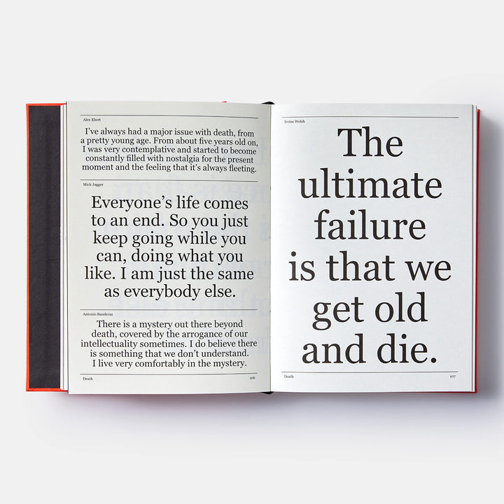 The Talks - No Idea Is Final: Quotes from the Creative Voices of our Time Book