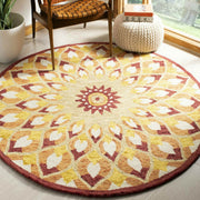 MULTICOLOR SUZANI ROUND CARPET