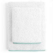 Organic Green Checks Junior Towel Set
