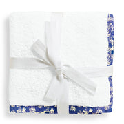 Organic Floral Blue Junior Towel