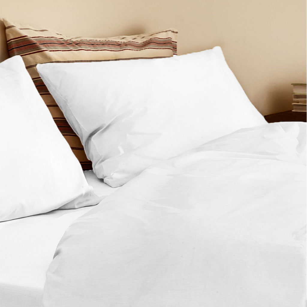 Organic Queen Duvet Cover Off White