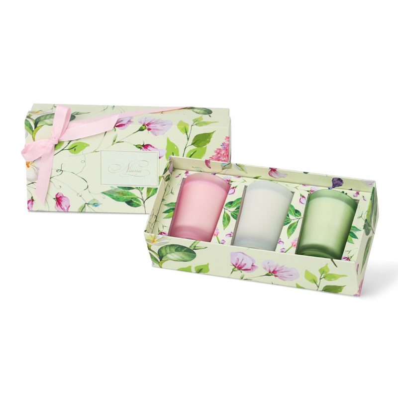 Spring Summer Candle Trio - Freesia, Frangipani, Tuberose