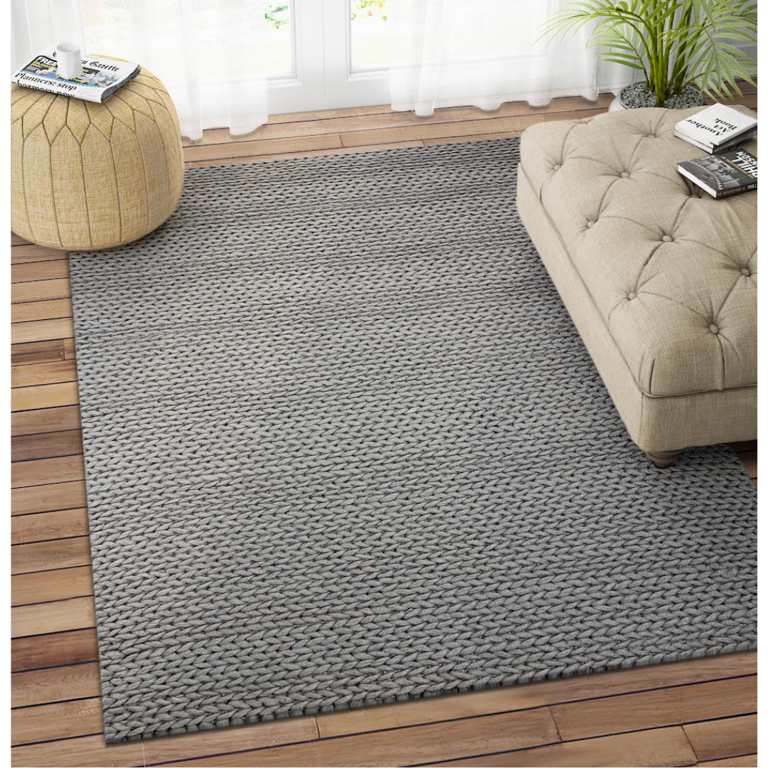 GREY LOOP CARPET