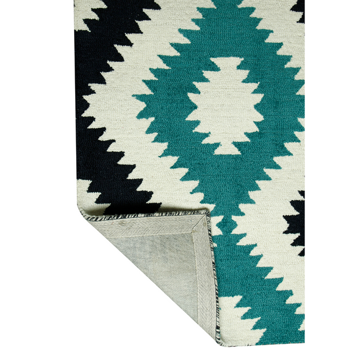 BLUE AZTEC CARPET